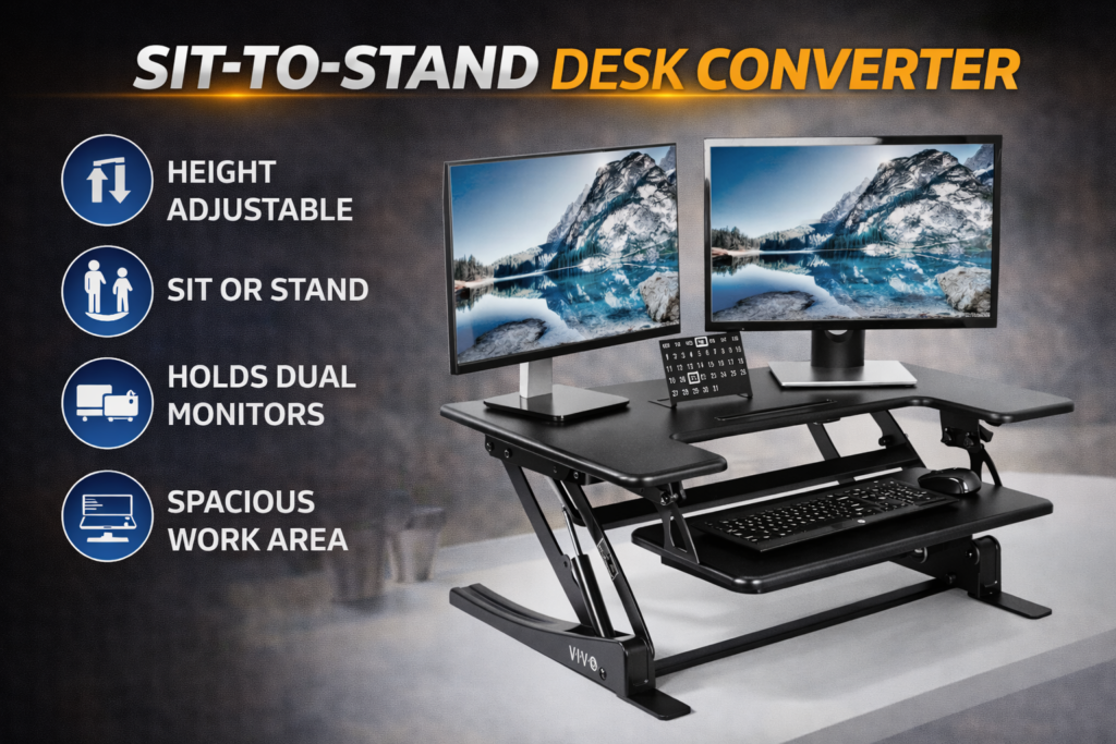 Turn Any Desk Into a Standing Desk in Seconds